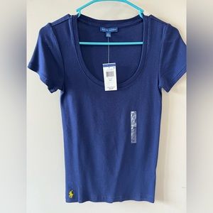 Ralph Lauren navy tee size S